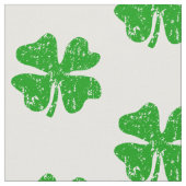 St Patricks Day Kleeblatts | DIY Textil Stoff (Nahaufnahme)