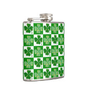 St. Patrick's Day Kleeblatts Flachmann (Rechts)