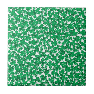St Patrick's Day Kleeblatts Fliese