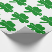 St. Patrick's Day Kleeblatts Geschenkpapier (Ecke)