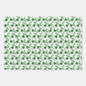 St. Patrick's Day Kleeblatts Geschenkpapier Set (Vorderseite 2)