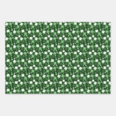 St. Patrick's Day Kleeblatts Geschenkpapier Set (Vorderseite)