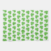 St. Patrick's Day Kleeblatts Geschirrtuch (Horizontal)