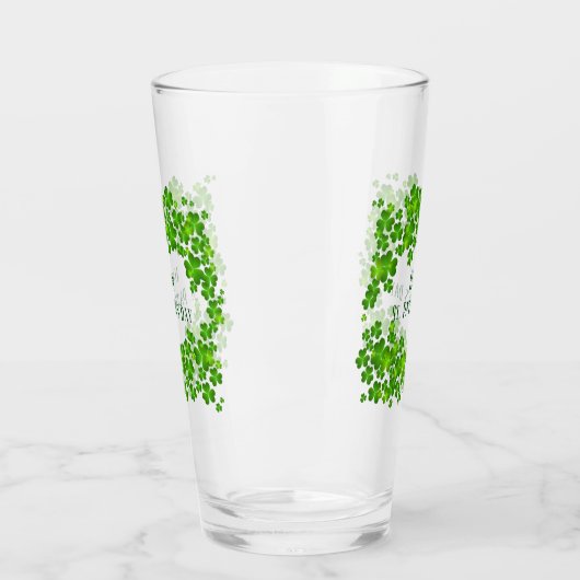 St. Patricks Day Kleeblatts Glass Glas (Links)