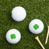 St Patrick's Day Kleeblatts Golfball (Insitu Gras)