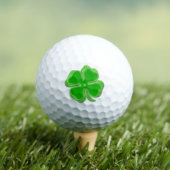 St Patrick's Day Kleeblatts Golfball (Insitu T-Shirt)
