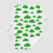 St. Patrick's Day Kleeblatts Golfhandtuch (Insitu)