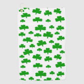 St. Patrick's Day Kleeblatts Golfhandtuch (Vorderseite)