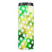 St. Patrick's Day Kleeblatts Green Ink Spritzer Thermosbecher (Rückseite)