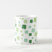 St. Patrick's Day Kleeblatts Kaffeetasse (Mittel)