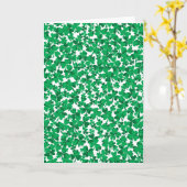St Patrick's Day Kleeblatts Karte (Gelbe Blume)