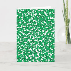 St Patrick's Day Kleeblatts Karte