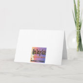 St Patrick's Day Kleeblatts Karte (Rückseite)