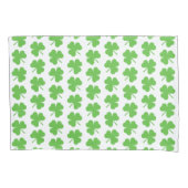 St. Patrick's Day Kleeblatts Kissenbezug (Vorderseite)