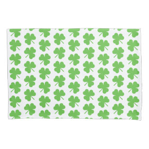 St. Patrick's Day Kleeblatts Kissenbezug