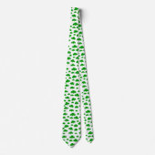 St. Patrick's Day Kleeblatts Krawatte (Vorderseite)