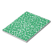 St Patrick's Day Kleeblatts Notizblock (Rotiert)