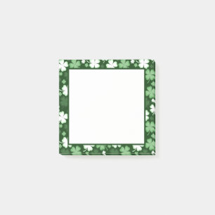 St. Patrick's Day Kleeblatts Post-it Klebezettel