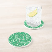 St Patrick's Day Kleeblatts Sandstein Untersetzer (Seite)