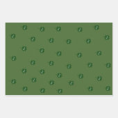 St. Patrick's Day Kleeblatts Set von 3 Geschenkpapier Set (Vorderseite 3)