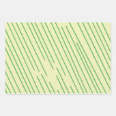 St. Patrick's Day Kleeblatts Set von 3 Geschenkpapier Set (Vorderseite 2)