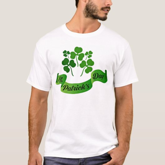 St. Patrick's Day Kleeblatts T-Shirt (Vorderseite)