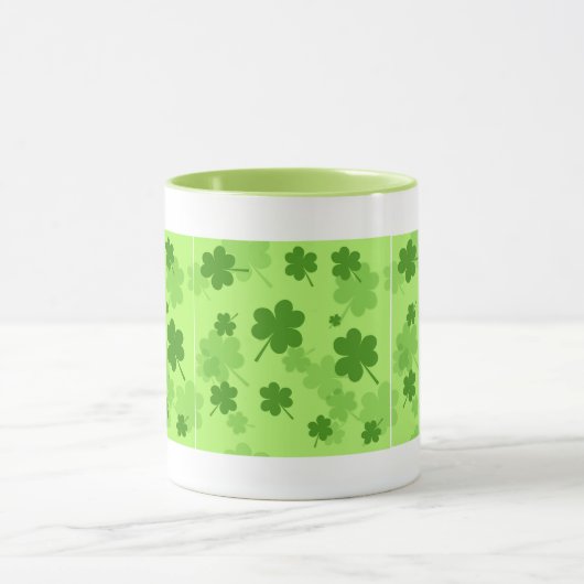 St. Patrick's Day Kleeblatts Tasse (Zentrum)