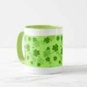 St. Patrick's Day Kleeblatts Tasse (Vorderseite Links)
