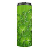 St Patrick's Day Kleeblatts Thermosbecher (Rückseite)