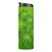 St Patrick's Day Kleeblatts Thermosbecher (Nach rechts gedreht)