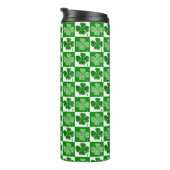 St Patrick's Day Kleeblatts Thermosbecher (Nach rechts gedreht)