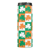 St Patrick's Day Kleeblatts Thermosbecher (Rückseite)