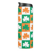 St Patrick's Day Kleeblatts Thermosbecher (Nach rechts gedreht)