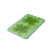 St Patrick's Day Kleeblatts Thunder_Cove Badematte (Schrägansicht)
