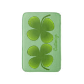 St Patrick's Day Kleeblatts Thunder_Cove Badematte (Vorderseite Vertikal)