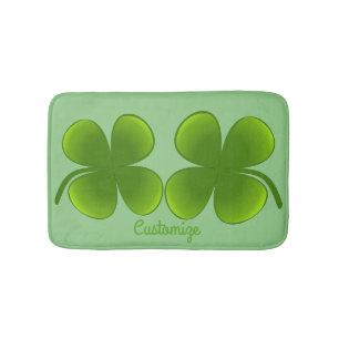 St Patrick's Day Kleeblatts Thunder_Cove Badematte