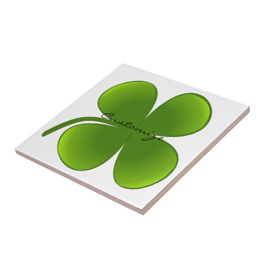 St Patrick's Day Kleeblatts Thunder_Cove Fliese (Seite)