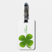 St Patrick's Day Kleeblatts Thunder_Cove Gepäckanhänger (Rückseite vertikal)