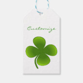 St Patrick's Day Kleeblatts Thunder_Cove Geschenkanhänger (Vorderseite)