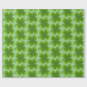 St Patrick's Day Kleeblatts Thunder_Cove Geschenkpapier (Flach)
