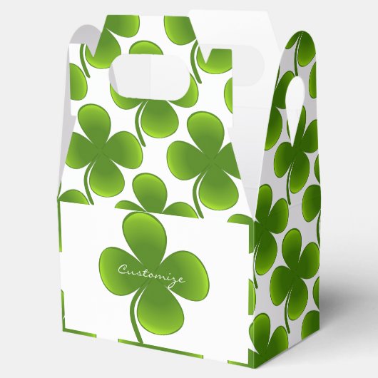 St Patrick's Day Kleeblatts Thunder_Cove Geschenkschachtel (Geöffnet)