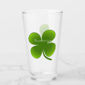 St Patrick's Day Kleeblatts Thunder_Cove Glas (Vorderseite)