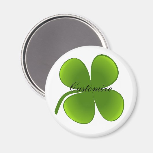 St Patrick's Day Kleeblatts Thunder_Cove Magnet (Vorderseite/Rückseite)