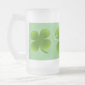 St Patrick's Day Kleeblatts Thunder_Cove Mattglas Bierglas (Links)