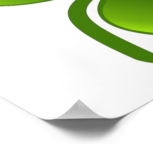 St Patrick's Day Kleeblatts Thunder_Cove Poster (Ecke)