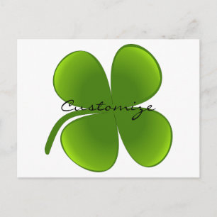 St Patrick's Day Kleeblatts Thunder_Cove Postkarte