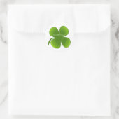 St Patrick's Day Kleeblatts Thunder_Cove Runder Aufkleber (Tasche)