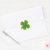 St Patrick's Day Kleeblatts Thunder_Cove Runder Aufkleber (Umschlag)