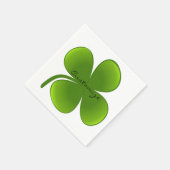 St Patrick's Day Kleeblatts Thunder_Cove Serviette (Ecke)