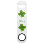 St Patrick's Day Kleeblatts Thunder_Cove Speed Flaschenöffner (Rückseite)